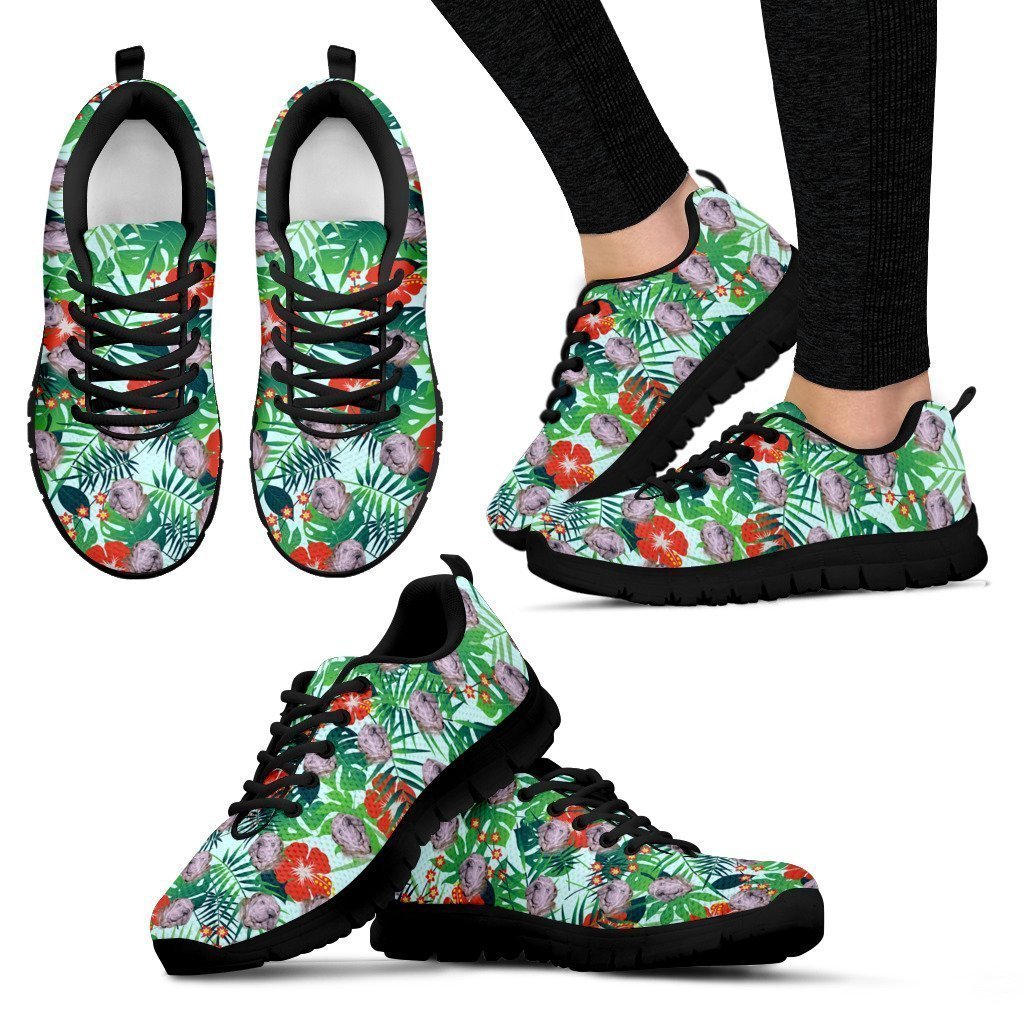 BARBARA DION 6050 Womens Sneakers - Black -US7 EU38-The Sweet Paws™-Women's Sneakers - Black - BARBARA DION 6050 Womens Sneakers - Black -US7 EU38-US5 (EU35)-Vibe Cosy™