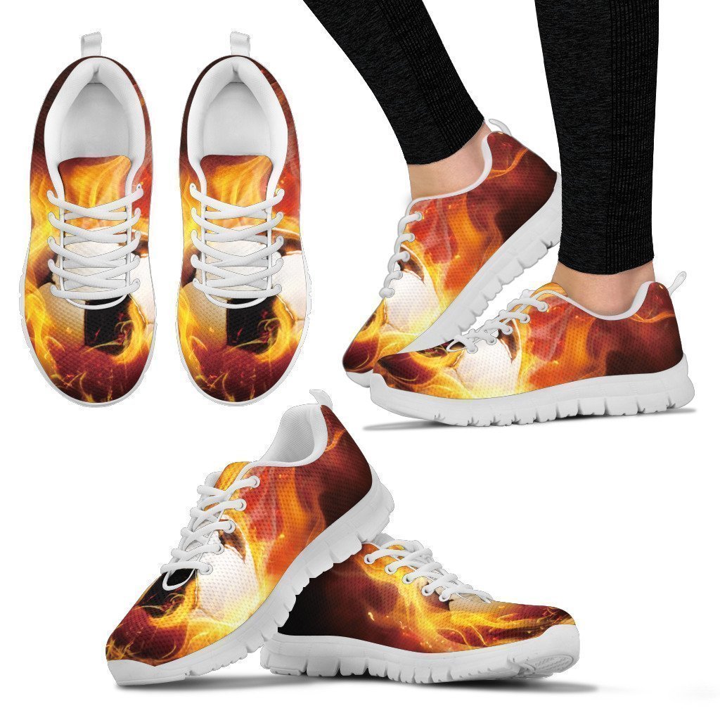 Soccer shoes-6teenth Outlet-Women's Sneakers - White - Soccer shoes-US5 (EU35)-Vibe Cosy™