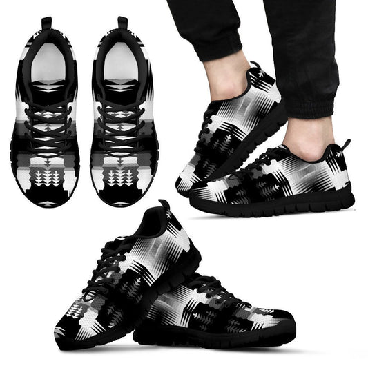 Black and White Sage Sopo Men's Sneakers-6teenth World™-Men's Sneakers-US5 (EU38)-Vibe Cosy™