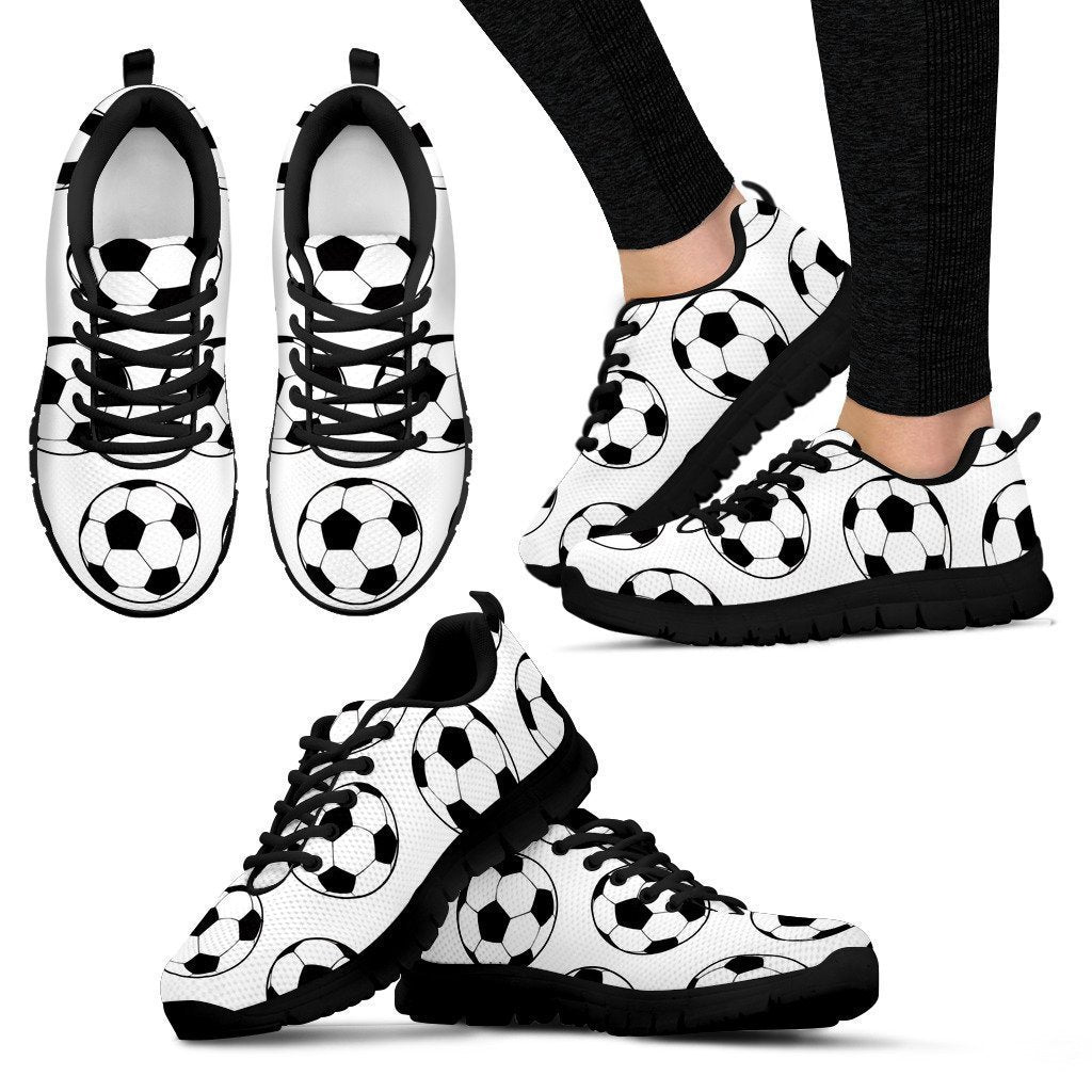 Soccer Shoes-Shoes-6teenth Outlet-Women's Sneakers - Black - Soccer Shoes-US5 (EU35)-Vibe Cosy™