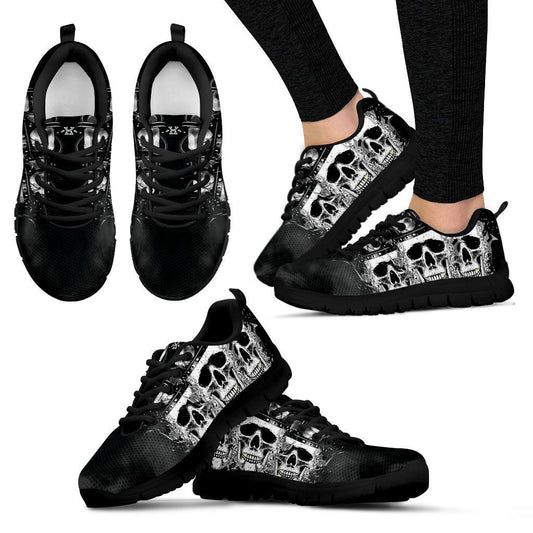 Skull Crown Sneakers-6teenth World™-Women's Sneakers-US5 (EU35)-Vibe Cosy™