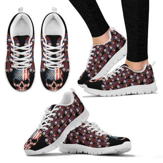 American Skull Women's Sneakers-6teenth World™-Women's Sneakers-US5 (EU35)-Vibe Cosy™