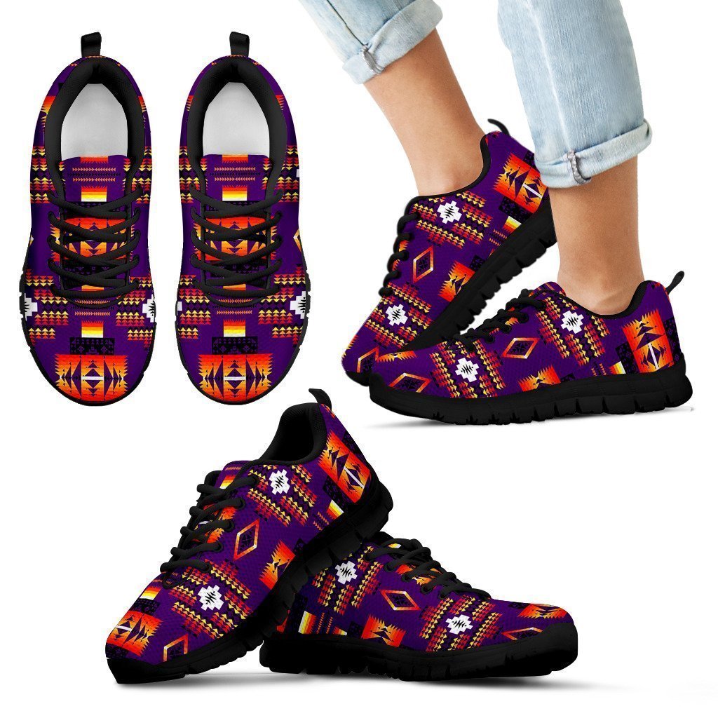 Seven Tribes Purple Sopo Kid's Sneakers-6teenth World™-Kid's Sneakers-11 CHILD (EU28)-Vibe Cosy™