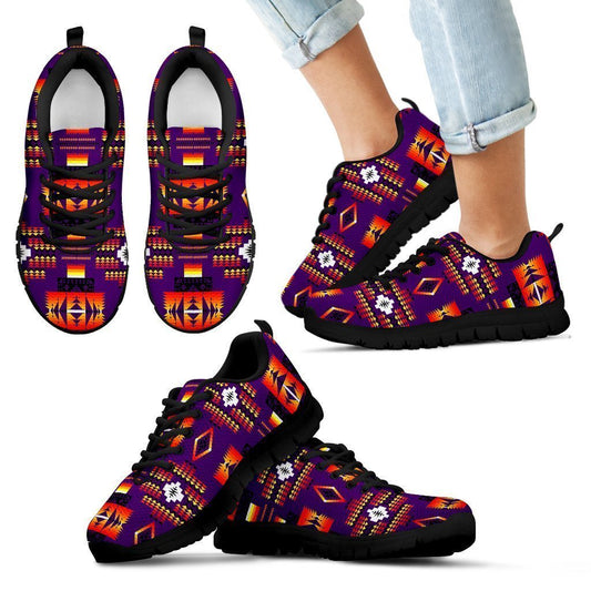 Seven Tribes Purple Sopo Kid's Sneakers-6teenth World™-Kid's Sneakers-11 CHILD (EU28)-Vibe Cosy™