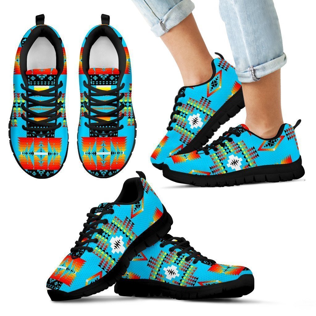 Seven Tribes Turquoise Sopo Kid's Sneakers-6teenth World™-Kid's Sneakers-11 CHILD (EU28)-Vibe Cosy™