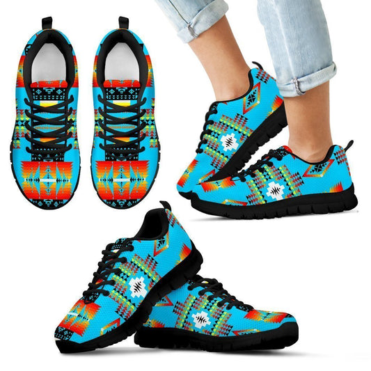 Seven Tribes Turquoise Sopo Kid's Sneakers-6teenth World™-Kid's Sneakers-11 CHILD (EU28)-Vibe Cosy™