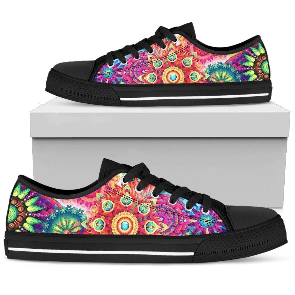 Women's Low Tops Colorful (Black Sole)-6teenth World™-Women's Low Top Shoe-US5.5 (EU36)-Vibe Cosy™