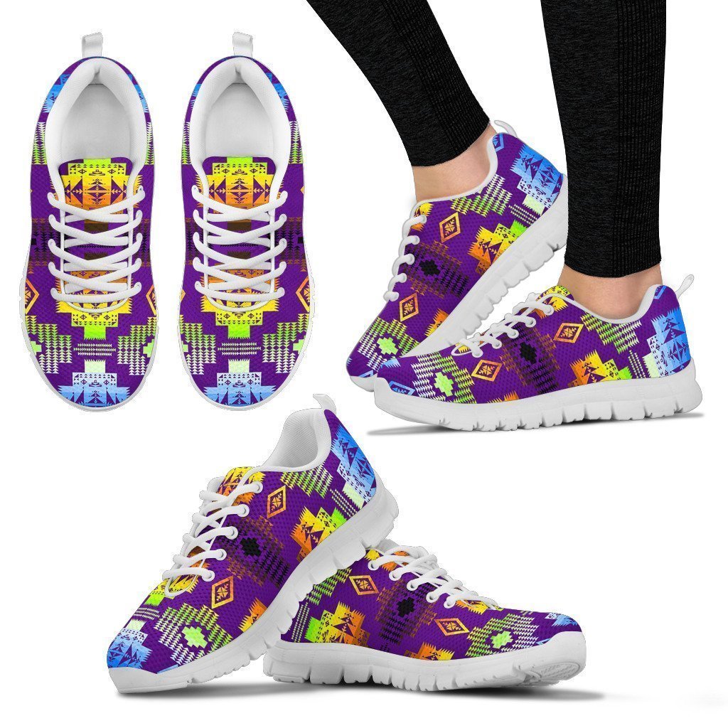 Purple Shades Sopo Women's Sneakers-6teenth World™-Women's Sneakers-US5 (EU35)-Vibe Cosy™