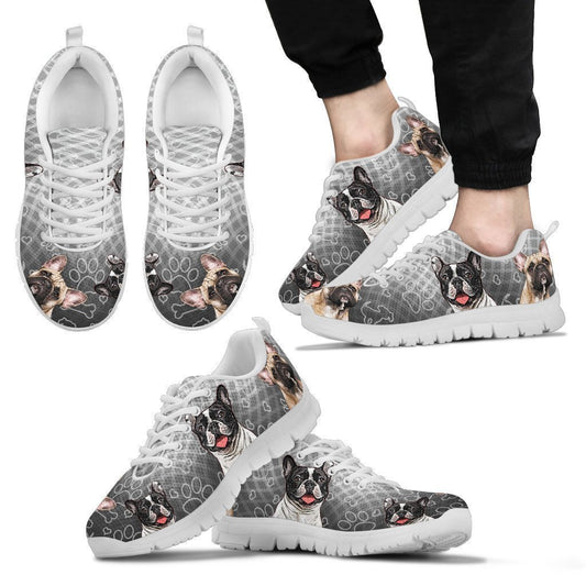 FRENCH BULLDOG men's Sneakers-6teenth World™-Men's Sneakers-US5 (EU38)-Vibe Cosy™