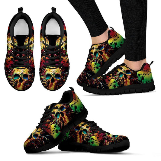 Colorful Skull Sneakers-6teenth World™-Women's Sneakers-US5 (EU35)-Vibe Cosy™