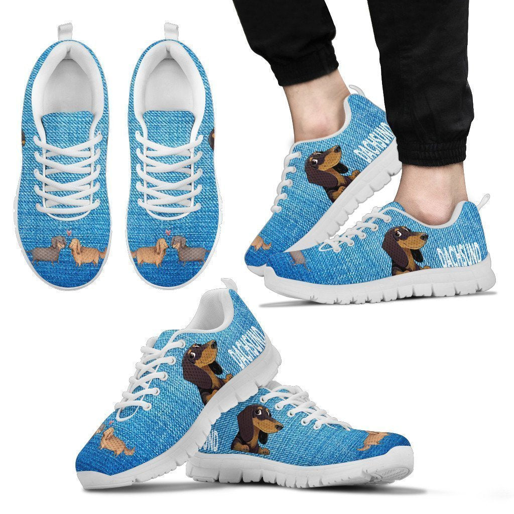 Dachshund men's Sneakers-6teenth World™-Men's Sneakers-US5 (EU38)-Vibe Cosy™