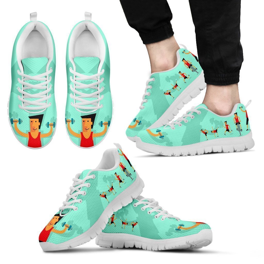 Guy Lifting men's Sneakers-6teenth World™-Men's Sneakers-US5 (EU38)-Vibe Cosy™