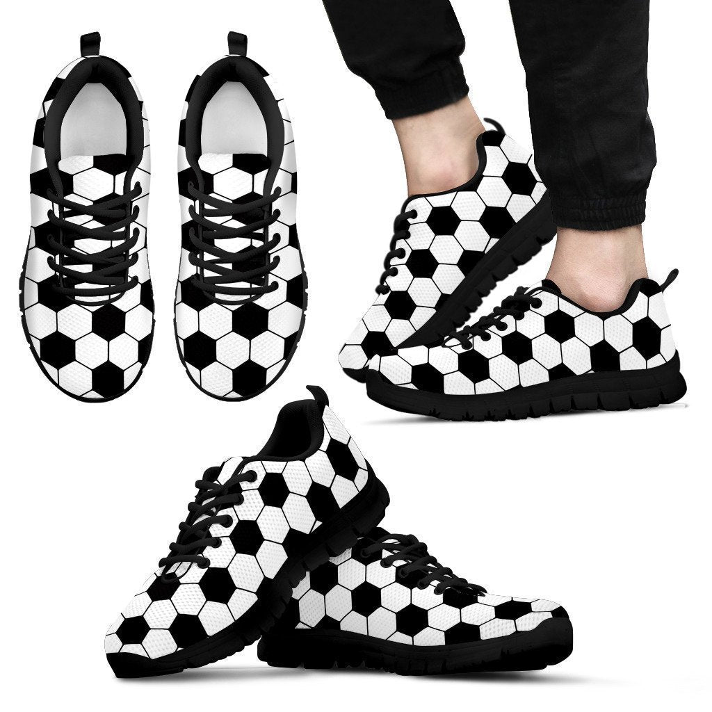 Soccer socks-Shoes-6teenth Outlet-Men's Sneakers - Black - Soccer socks-US5 (EU38)-Vibe Cosy™