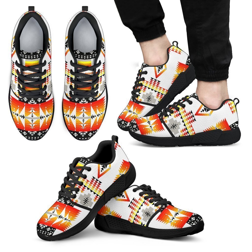 Seven Tribes White Sopo Men's Athletic Sneakers-6teenth World™-Men's Athletic Sneakers-US5 (EU38)-Vibe Cosy™