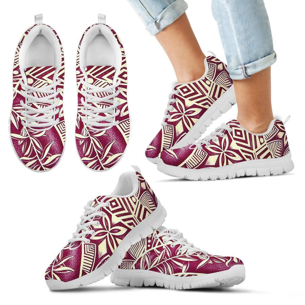 Poly Tribal Sneakers 29 - AH - J9-SNEAKERS-Alohawaii-Kid's Sneakers-11 CHILD (EU28)-White-Vibe Cosy™