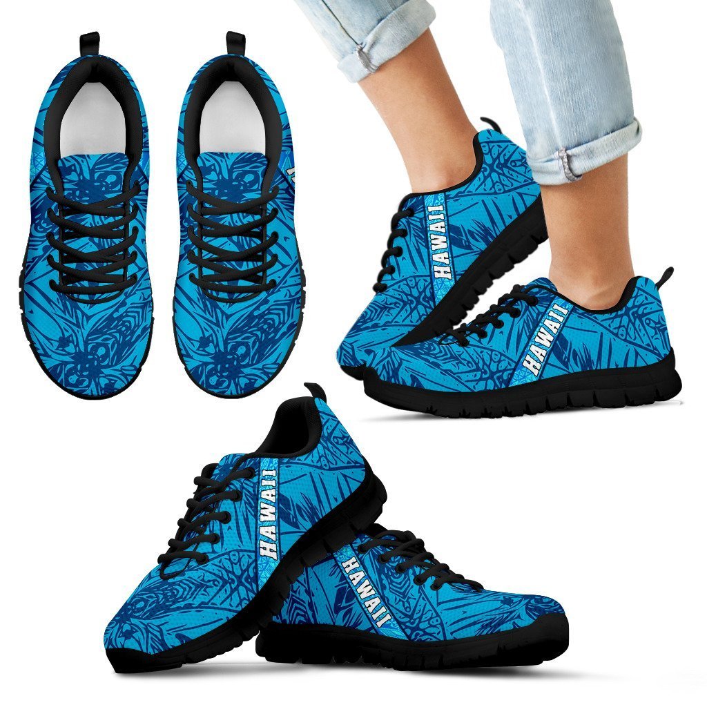 Hawaii Polynesian Sneakers 05 - AH - J9-SNEAKERS-Alohawaii-Kid's Sneakers-11 CHILD (EU28)-Black-Vibe Cosy™