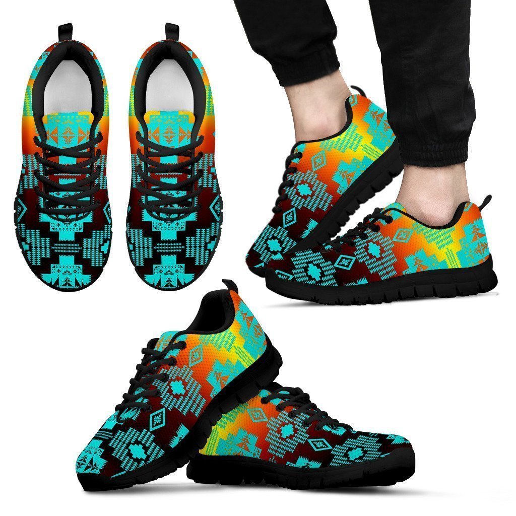 Horizon Turquoise men's Sneakers-6teenth World™-Men's Sneakers-US5 (EU38)-Vibe Cosy™