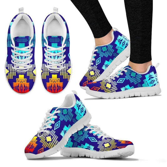 Blue Shades Women's Sneakers-6teenth World™-Women's Sneakers-US5 (EU35)-Vibe Cosy™