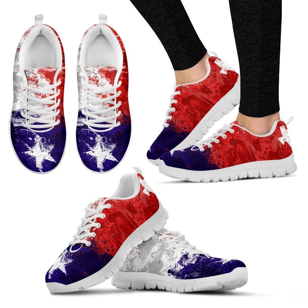 Texas The Abstract Women's Sneakers-6teenth World™-Women's Sneakers-US5 (EU35)-Vibe Cosy™