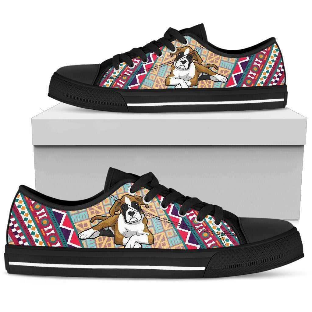 Boxer Women's Low Top Shoe-6teenth World™-Women's Low Top Shoe-US5.5 (EU36)-Vibe Cosy™