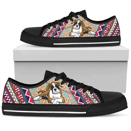 Boxer Women's Low Top Shoe-6teenth World™-Women's Low Top Shoe-US5.5 (EU36)-Vibe Cosy™