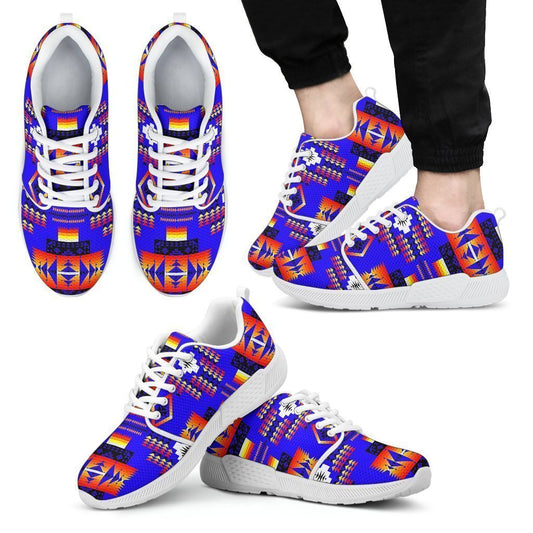 Seven Tribes Blue Sopo Men's Athletic Sneakers-6teenth World™-Men's Athletic Sneakers-US5 (EU38)-Vibe Cosy™