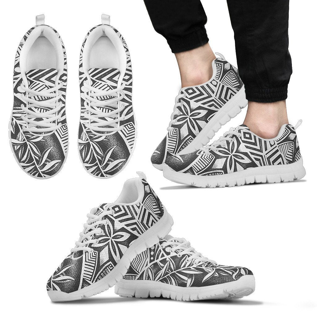 Poly Tribal Sneakers 30 - AH - J9-SNEAKERS-Alohawaii-Men's Sneakers-US5 (EU38)-White-Vibe Cosy™