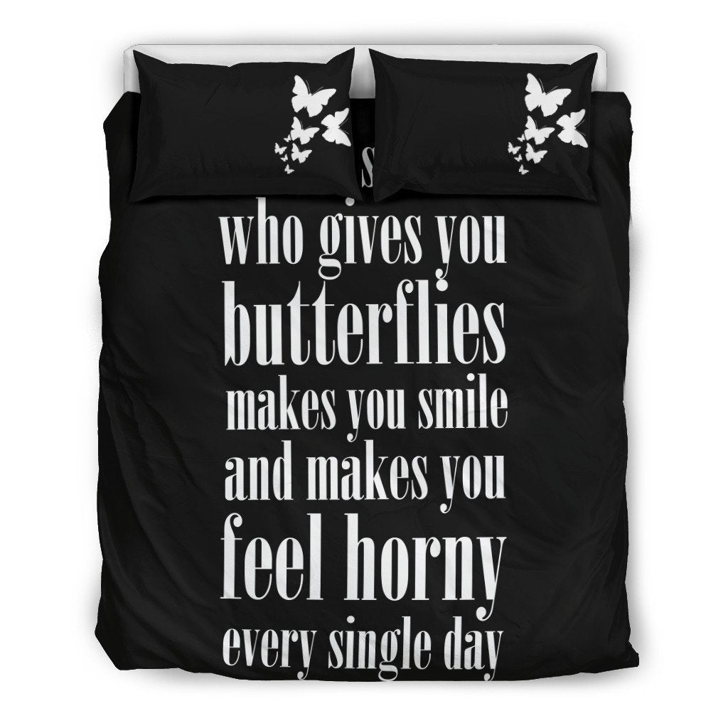 Feel Horny Duvet Cover Set-6teenth World™-Bedding Set-US Twin-Vibe Cosy™