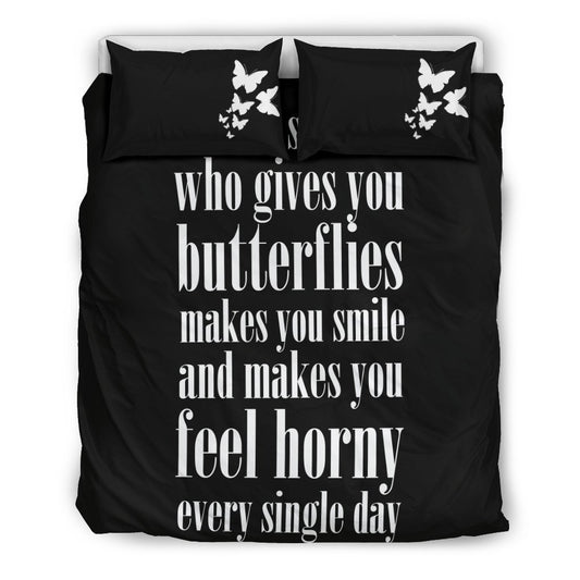Feel Horny Duvet Cover Set-6teenth World™-Bedding Set-US Twin-Vibe Cosy™