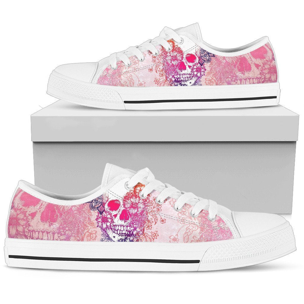 Flower Punk Women's Low Top Shoe-6teenth World™-Women's Low Top Shoe-US5.5 (EU36)-Vibe Cosy™