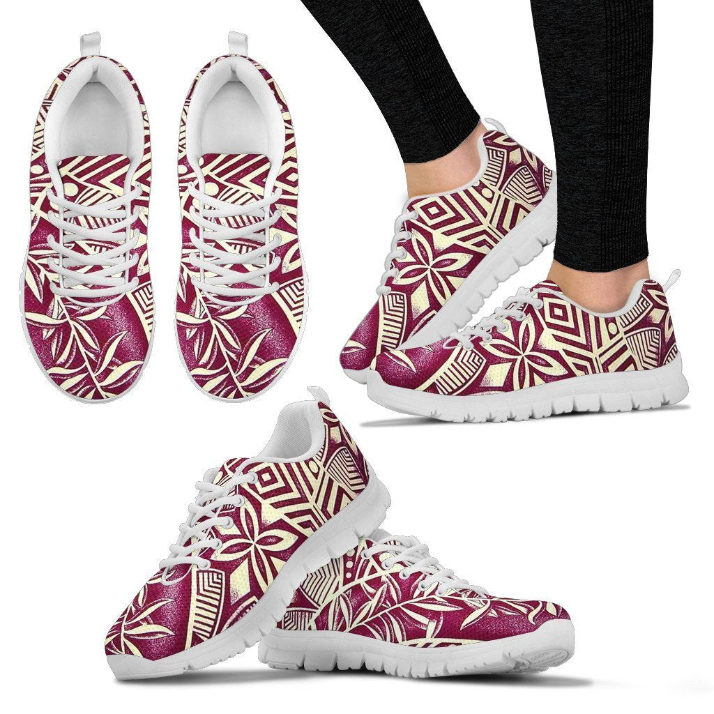 Poly Tribal Sneakers 29 - AH - J9-SNEAKERS-Alohawaii-Women's Sneakers-US5 (EU35)-White-Vibe Cosy™