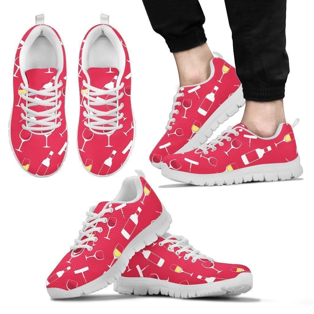 Wine Shoes-shoes-6teenth Outlet-Men's Sneakers - White - Wine Shoes-US5 (EU38)-Vibe Cosy™
