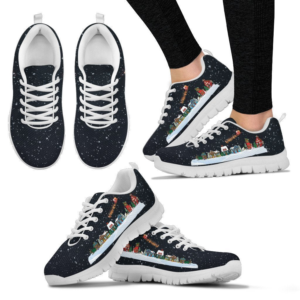 Christmas Village Women's Sneakers-6teenth World™-Women's Sneakers-US5 (EU35)-Vibe Cosy™
