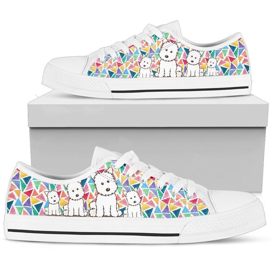 Westie Women's Low Top Shoe-6teenth World™-Women's Low Top Shoe-US5.5 (EU36)-Vibe Cosy™