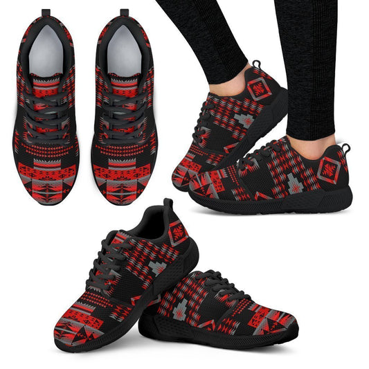 Seven Tribes Red Fire Sopo Women's Athletic Sneakers-6teenth World™-Women's Athletic Sneakers-US5 (EU35)-Vibe Cosy™