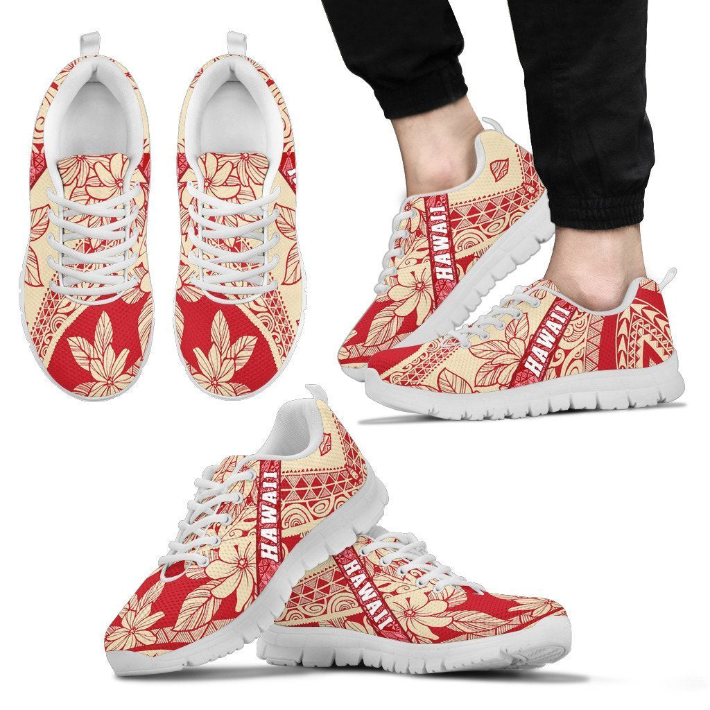 Hawaii Polynesian Sneakers 09 - AH - J9-SNEAKERS-Alohawaii-Men's Sneakers-US5 (EU38)-White-Vibe Cosy™