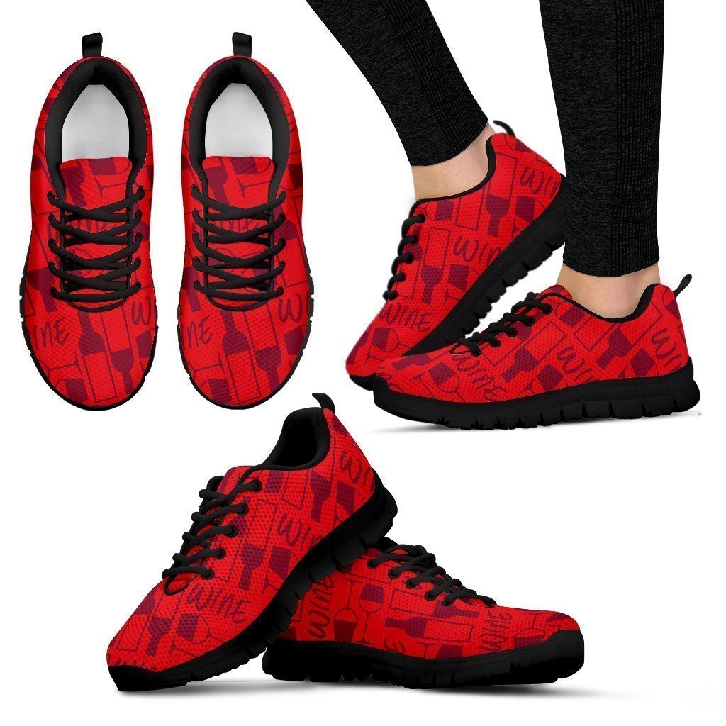 Wine Shoes-Shoes-6teenth Outlet-Women's Sneakers - Black - Wine Shoes-US5 (EU35)-Vibe Cosy™