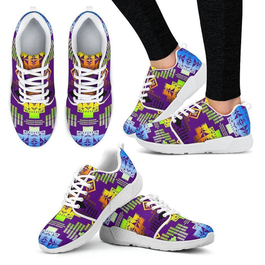 Purple Shades Sopo Women's Athletic Sneakers-6teenth World™-Women's Athletic Sneakers-US5 (EU35)-Vibe Cosy™