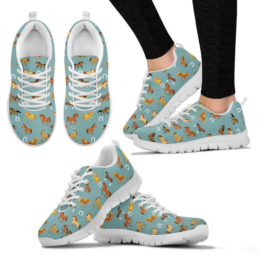 Horse Lovely Women's Sneakers-6teenth World™-Women's Sneakers-US5 (EU35)-Vibe Cosy™