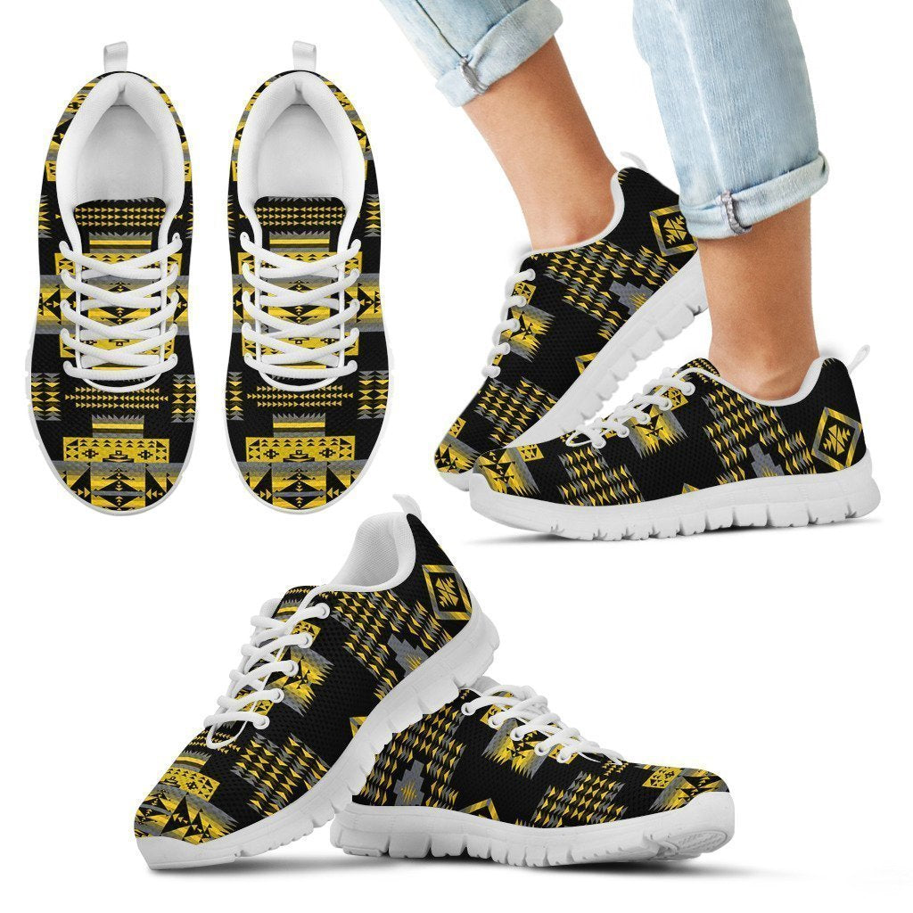 Seven Tribes Yellow Ocre Sopo Kid's Sneakers White Sole-6teenth World™-Kid's Sneakers-11 CHILD (EU28)-Vibe Cosy™