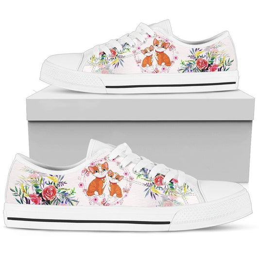 Cat Women's Low Top Shoe-6teenth World™-Women's Low Top Shoe-US5.5 (EU36)-Vibe Cosy™