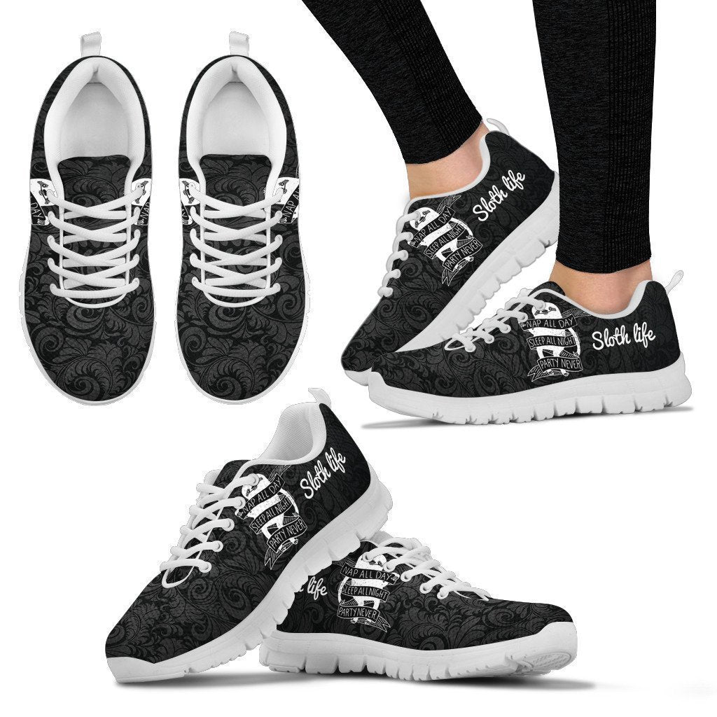 Sloth Life-Shoes-6teenth Outlet-Women's Sneakers - White - Sloth Life-US5 (EU35)-Vibe Cosy™