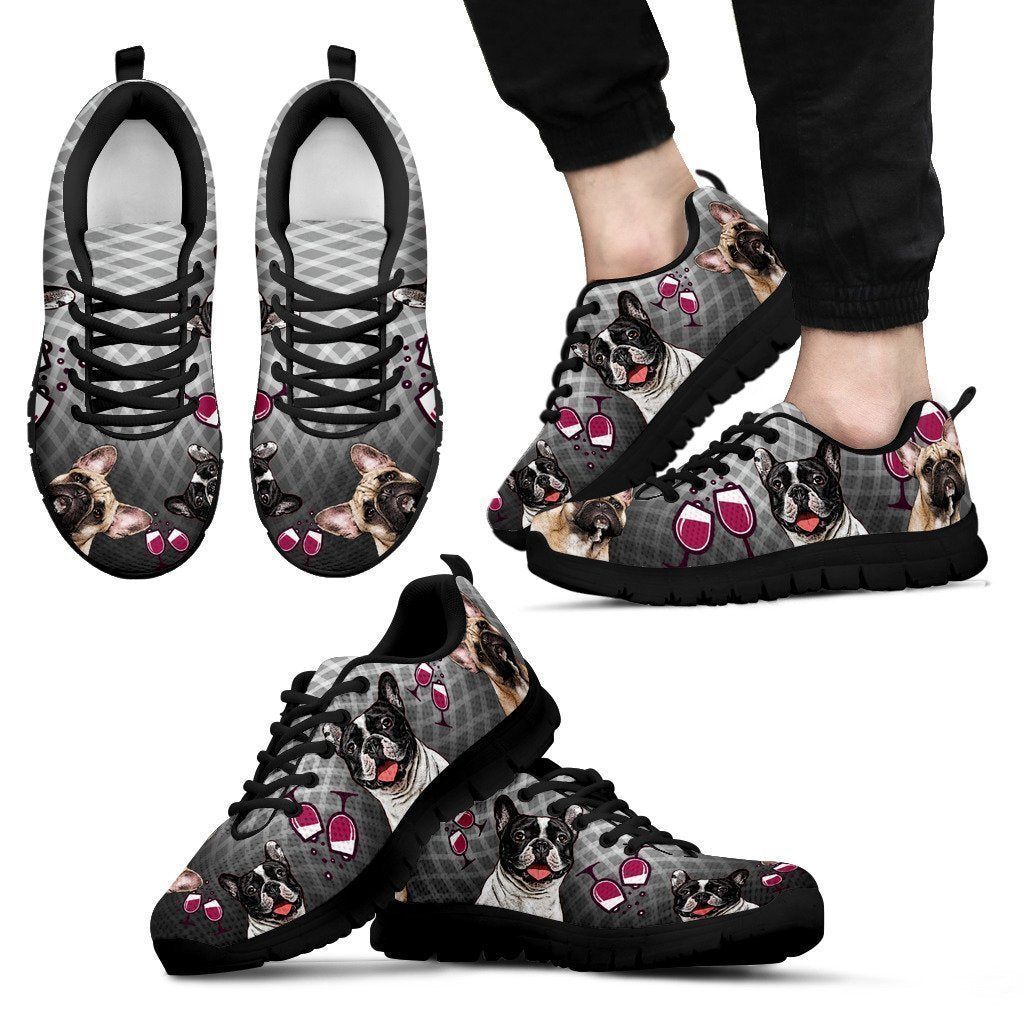 FRENCH BULLDDOG men's Sneakers-6teenth World™-Men's Sneakers-US5 (EU38)-Vibe Cosy™