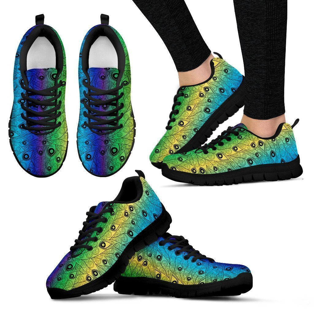 Green and Blue Women's Sneakers-6teenth World™-Women's Sneakers-US5 (EU35)-Vibe Cosy™