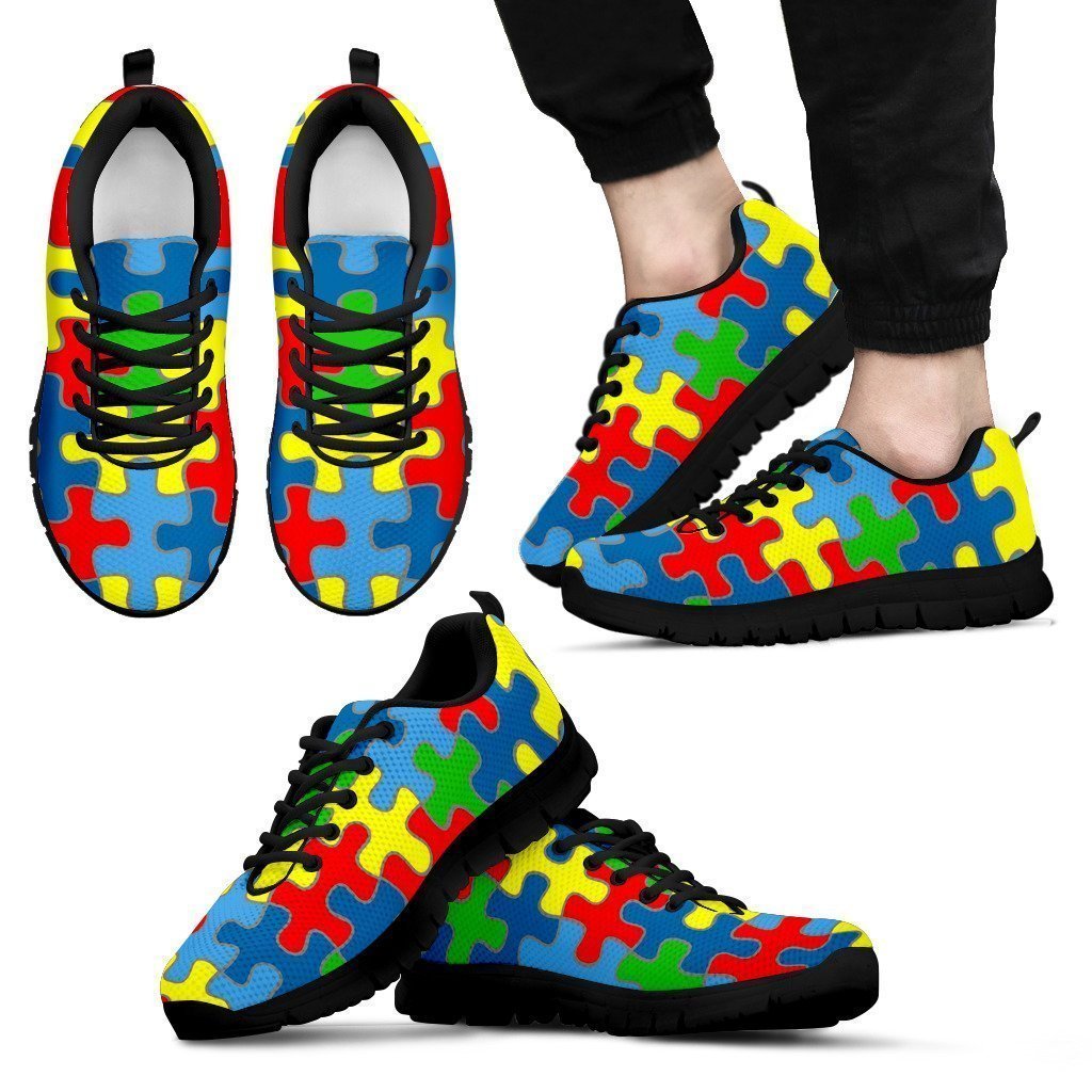 Autism Awareness Men's Sneakers-6teenth World™-Men's Sneakers-US5 (EU38)-Vibe Cosy™