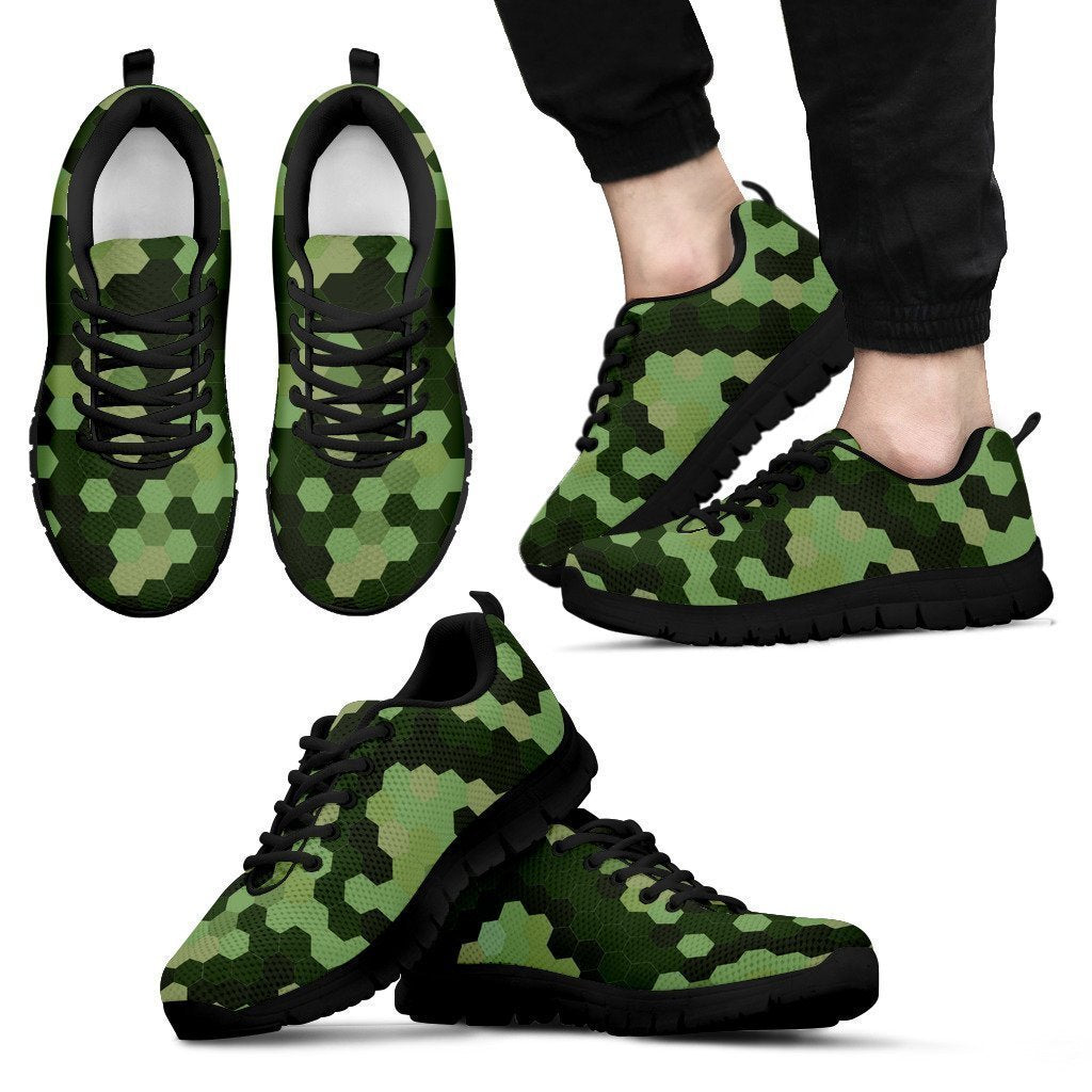 Geen And Black Men's Sneakers-6teenth World™-Men's Sneakers-US5 (EU38)-Vibe Cosy™
