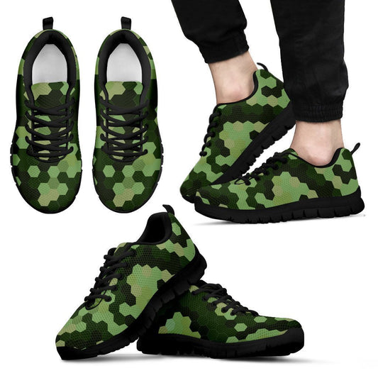 Geen And Black Men's Sneakers-6teenth World™-Men's Sneakers-US5 (EU38)-Vibe Cosy™