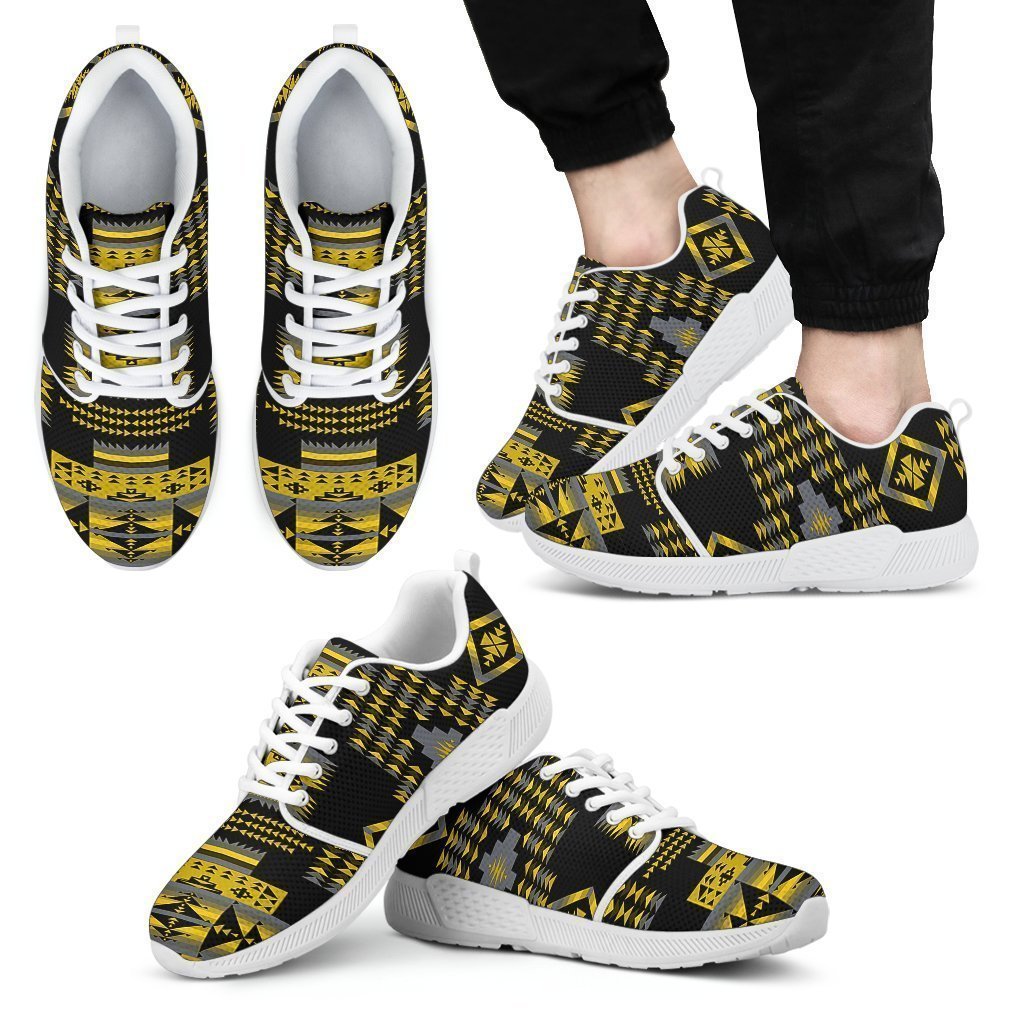 Seven Tribes Yellow Ocre Sopo Men's Athletic Sneakers White Sole-6teenth World™-Men's Athletic Sneakers-US5 (EU38)-Vibe Cosy™