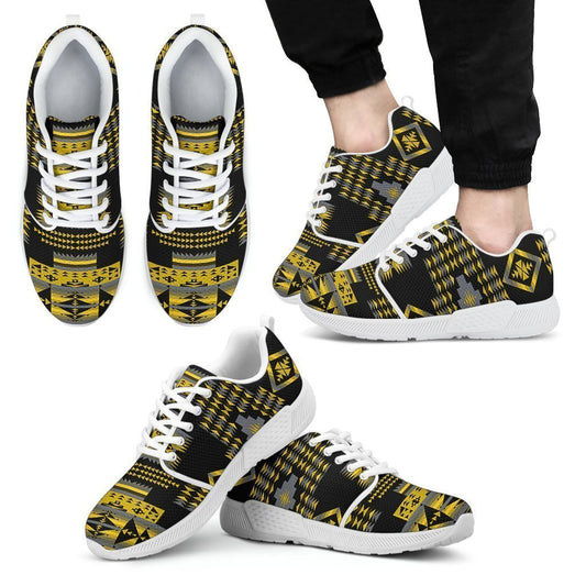Seven Tribes Yellow Ocre Sopo Men's Athletic Sneakers White Sole-6teenth World™-Men's Athletic Sneakers-US5 (EU38)-Vibe Cosy™