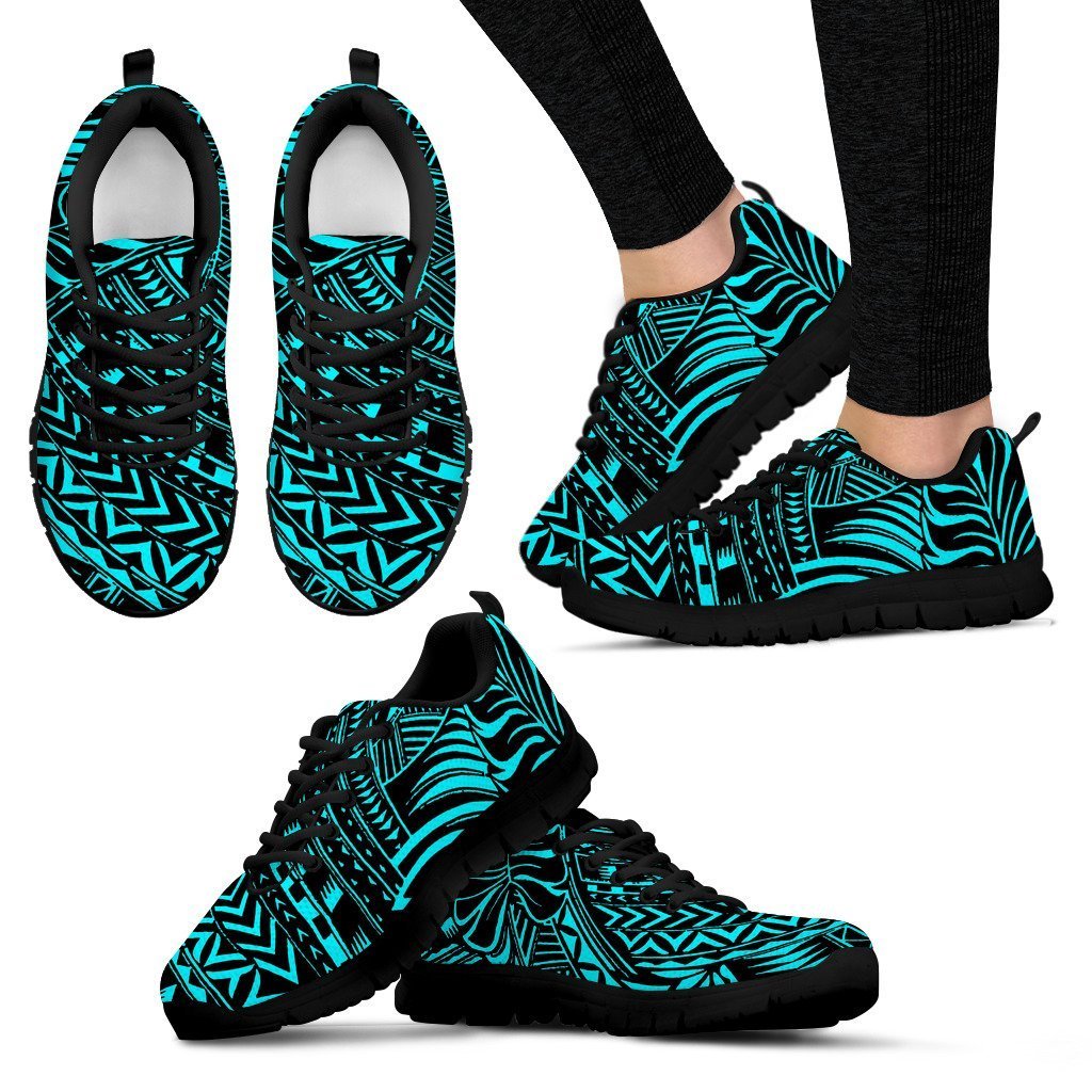 Poly Tribal Sneakers 21 - AH - J9-SNEAKERS-Alohawaii-Women's Sneakers-US5 (EU35)-Black-Vibe Cosy™